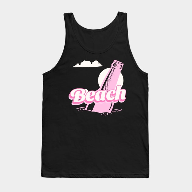 Beach Pink Barbie Tank Top by Dream the Biggest